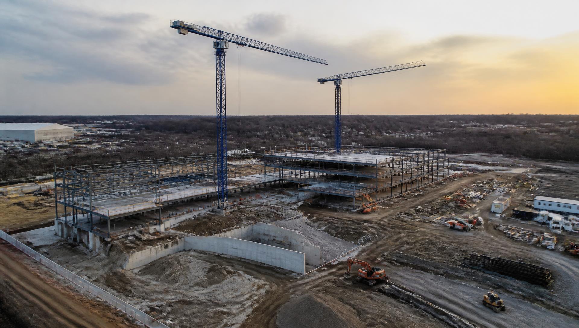 Commercial Construction Aerial Video